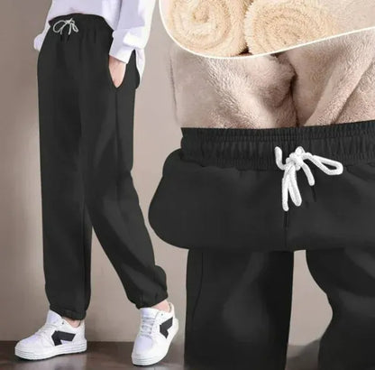 Christina- Katoenen fleece joggers