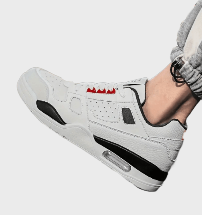 Christian -  Veelkleurige sneakers voor heren met gestippeld vamp design