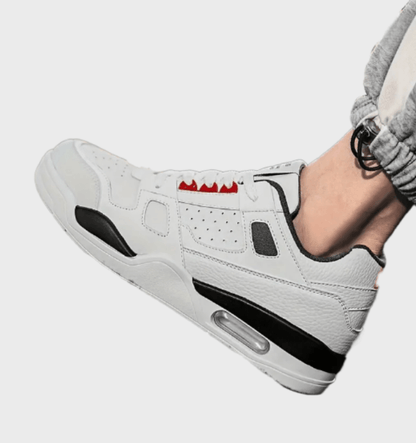 Christian -  Veelkleurige sneakers voor heren met gestippeld vamp design