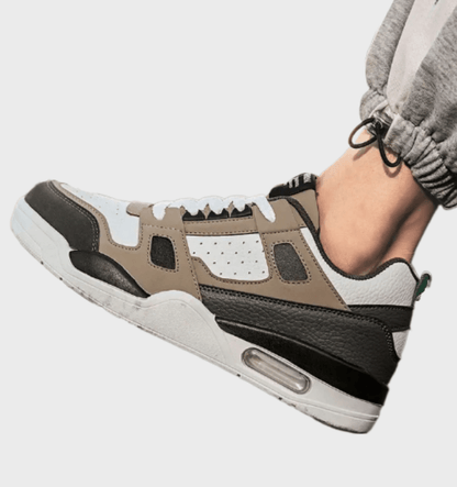 Christian -  Veelkleurige sneakers voor heren met gestippeld vamp design