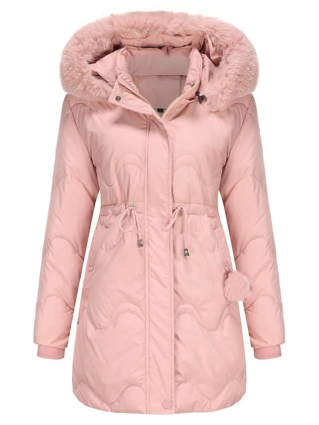Mariam - Elegante gevoerde dames winterjas