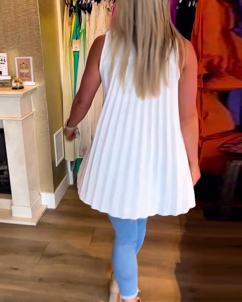 Ilse | luchtige mouwloze tuniek