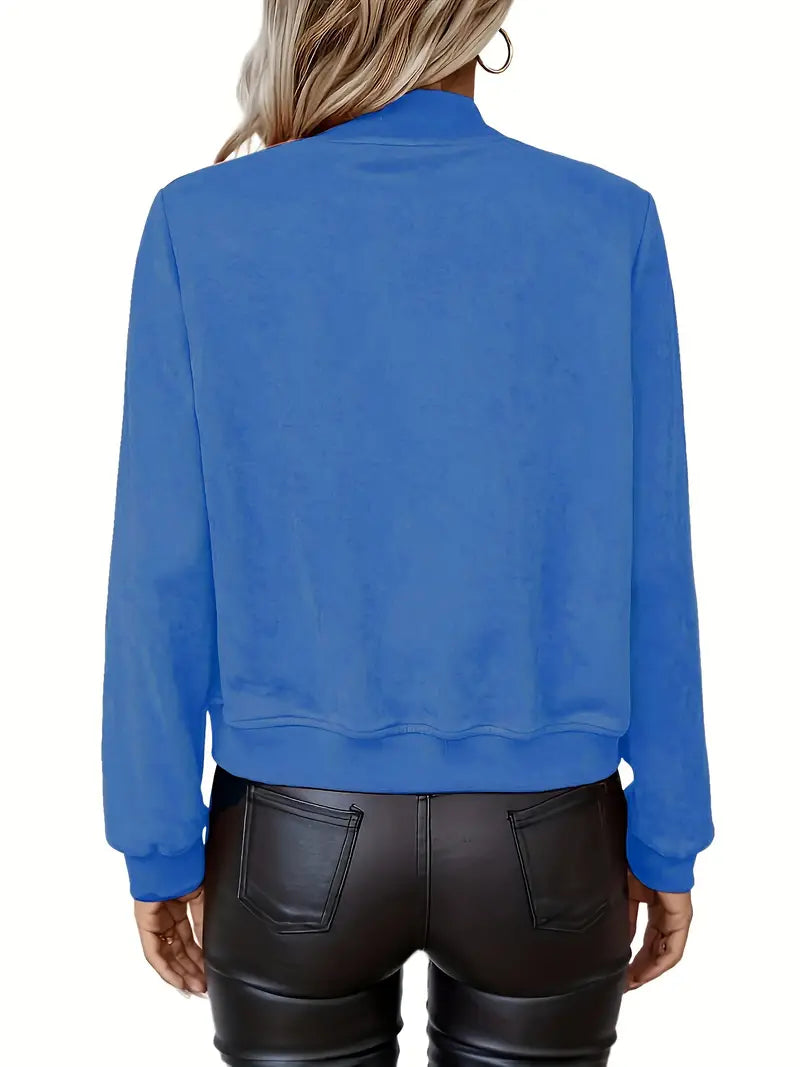 Belina - Solid Rits Voor Eenvoudig Jasje