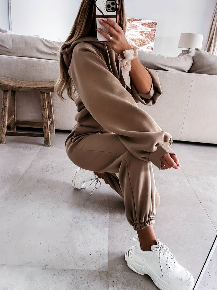 Oversized Capuchon & Sweatbroek Set
