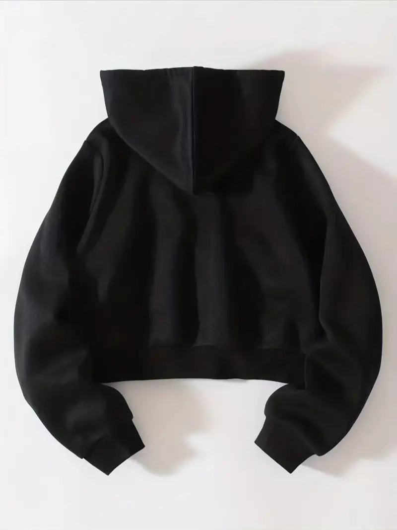 Luda - Hoodie met gedeelde rits