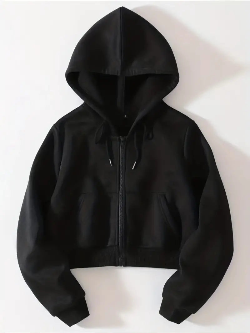 Luda - Hoodie met gedeelde rits