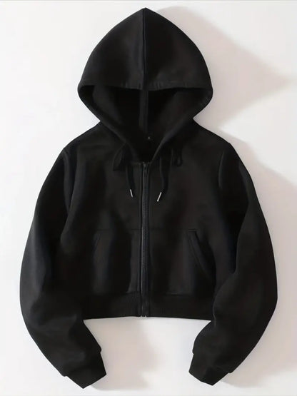 Luda - Hoodie met gedeelde rits