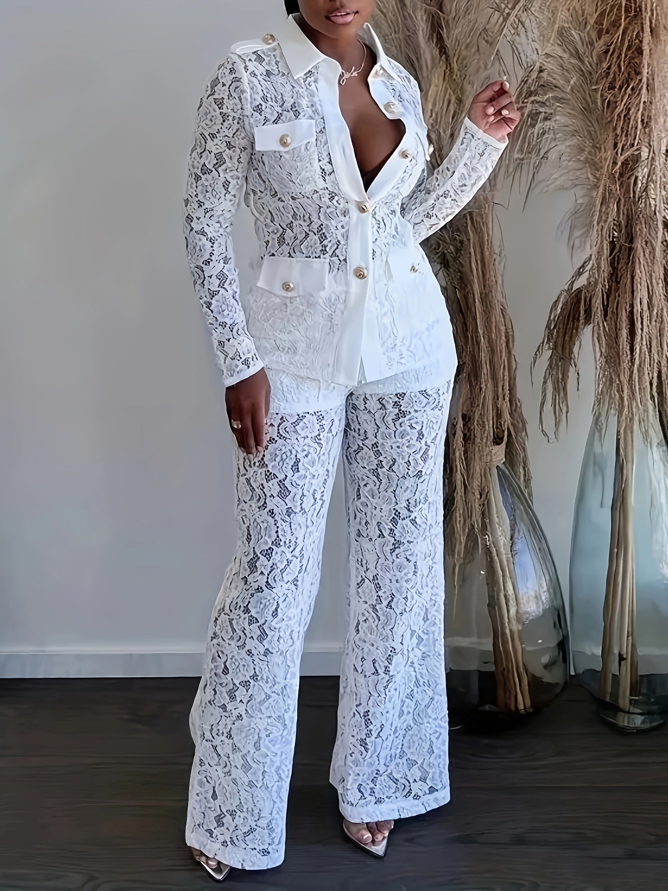 Elegante Effen Broek Set - Lucy