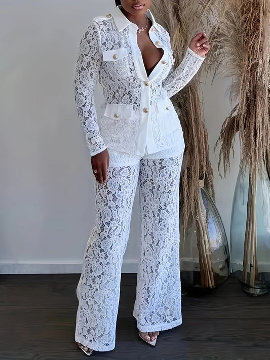 Elegante Effen Broek Set - Lucy