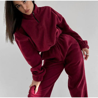 Rood joggingpak