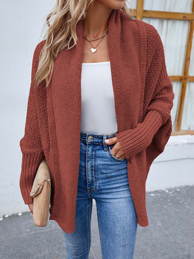 Terra oversized vest met vleermuismouwen