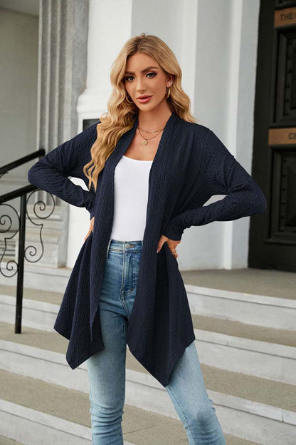 Donkerblauw basic vest