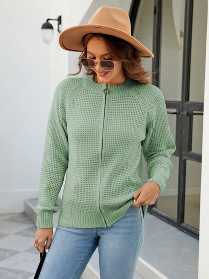 Nico | comfortabel gebreid vest met rits