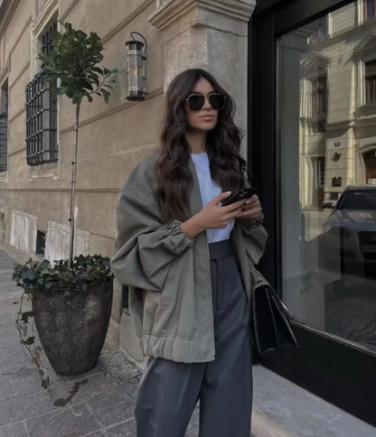 Oversized bomberjack