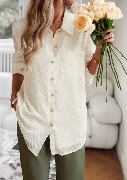 Witte blouse met print