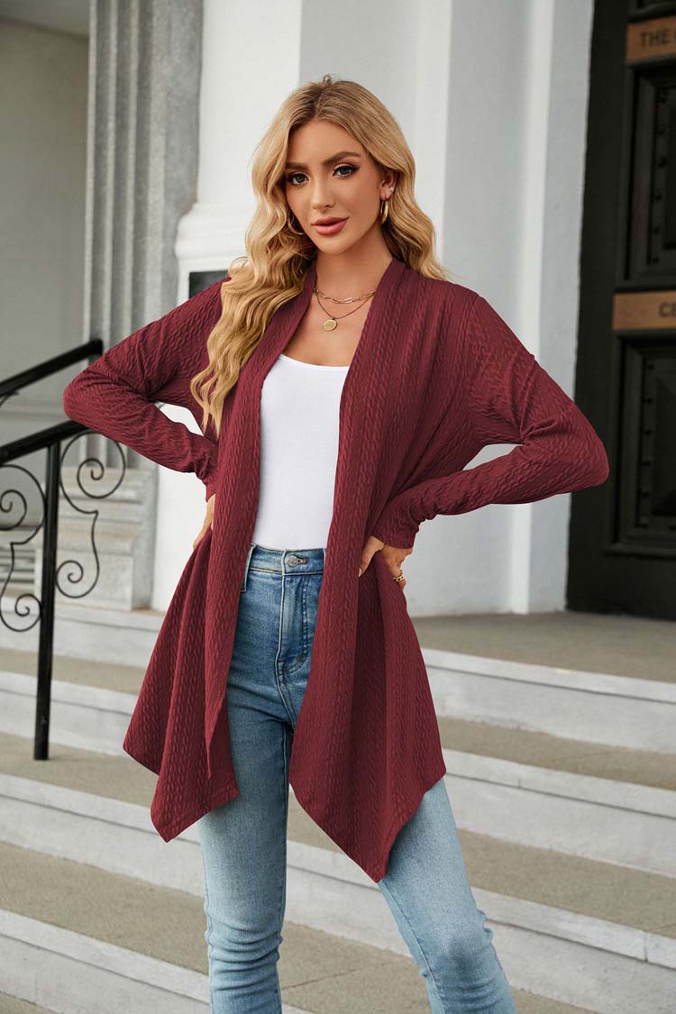 Bordeaux basic vest