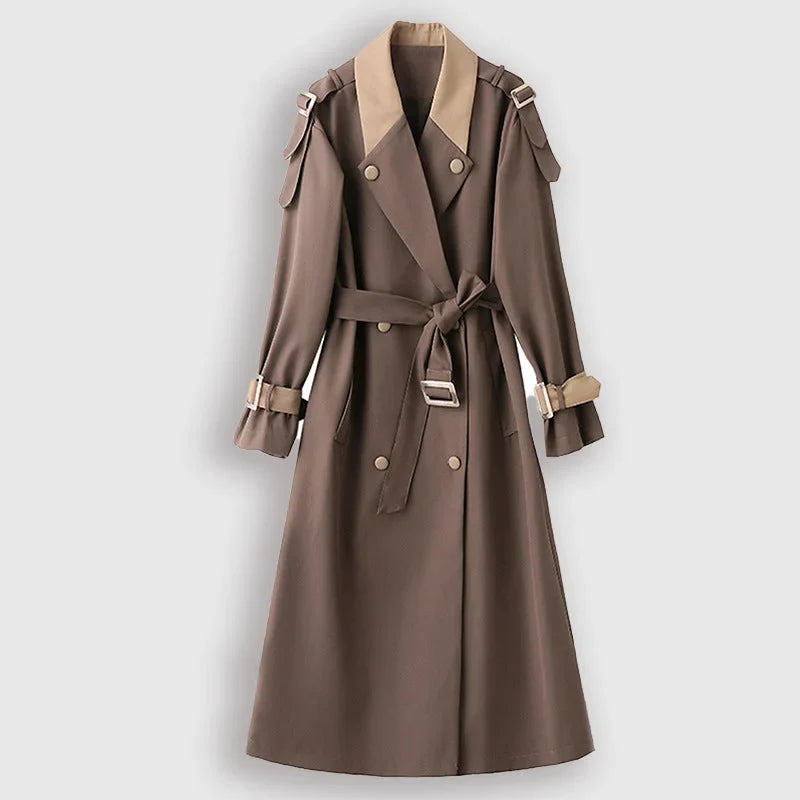 Mireille | Lange trenchcoat