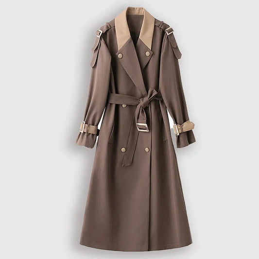 Mireille | Lange trenchcoat