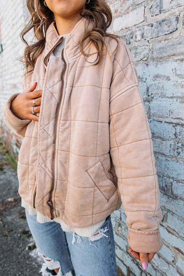 Gevoerde Puffer Jas met Capuchon