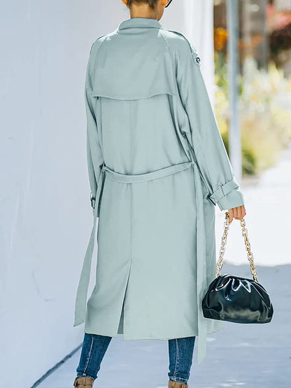 Carmelita - Dames Stijlvol Lange Trenchcoat | Winter