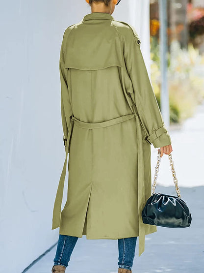Carmelita - Dames Stijlvol Lange Trenchcoat | Winter