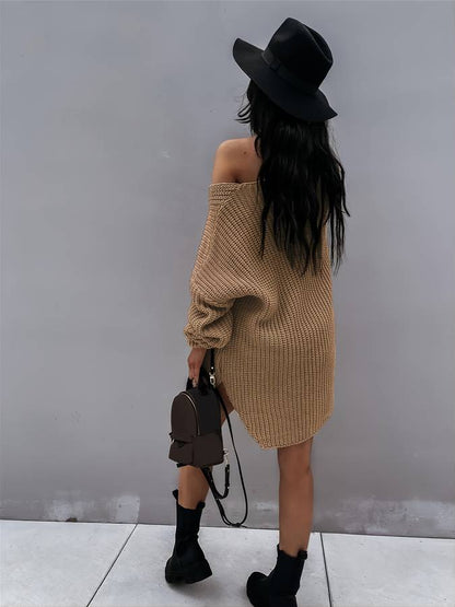 Midi oversized trui