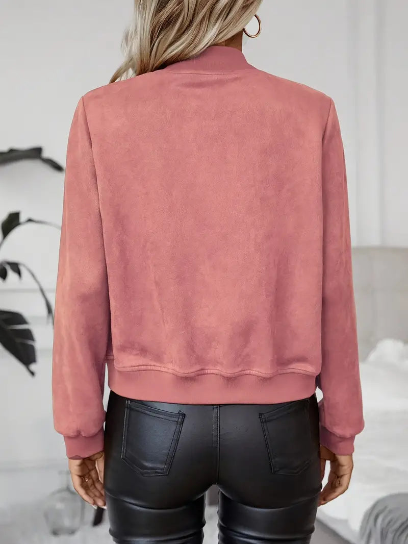 Belina - Solid Rits Voor Eenvoudig Jasje