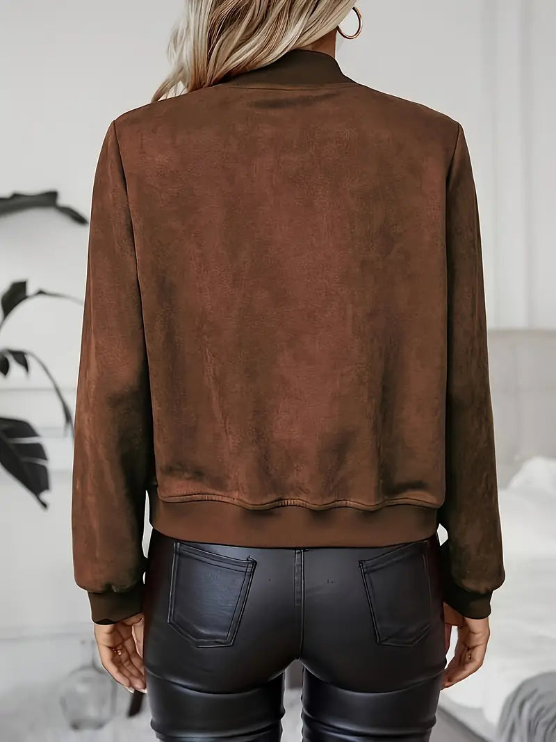 Belina - Solid Rits Voor Eenvoudig Jasje