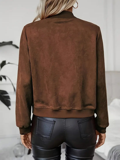 Belina - Solid Rits Voor Eenvoudig Jasje