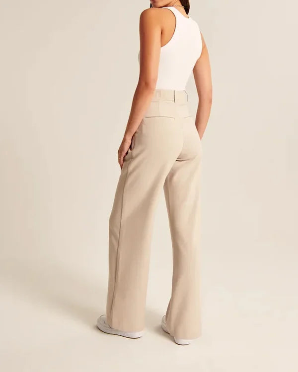 Broek met wijde pijpen voor Dames
