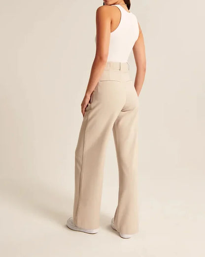 Broek met wijde pijpen voor Dames