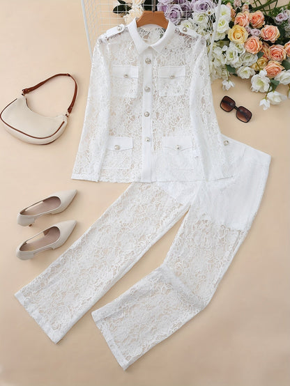 Elegante Effen Broek Set - Lucy