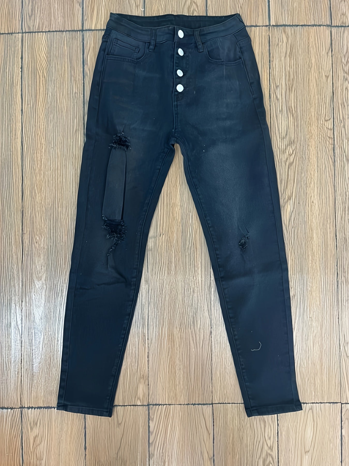Blauwe gescheurde jeans - Isabella