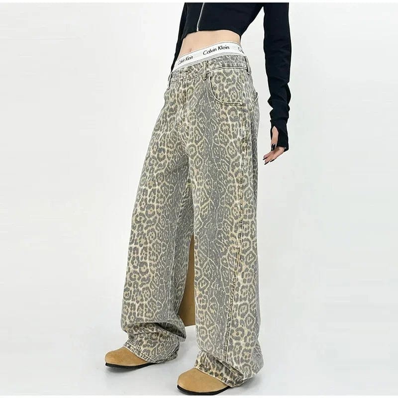 Elite | trendy luipaard-print jeans