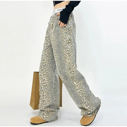 Elite | trendy luipaard-print jeans