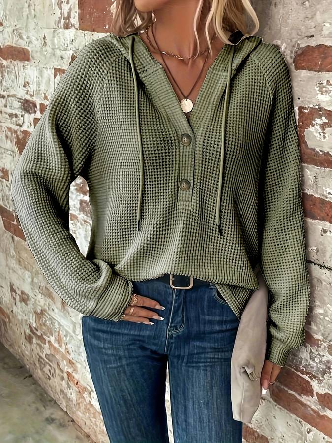 Hoodie Top met Lange Mouwen