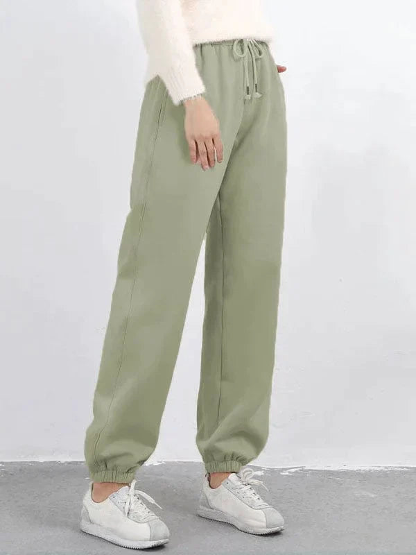 Christina- Katoenen fleece joggers