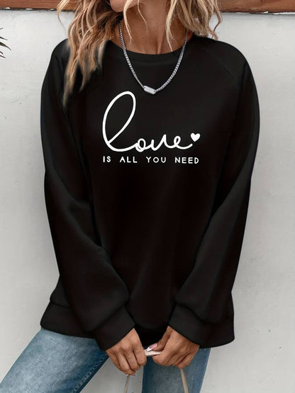 Warme trui met lange mouwen