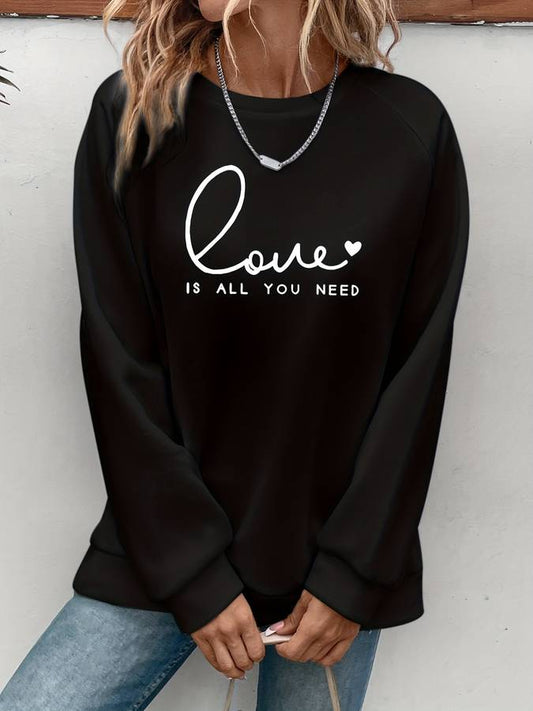 Warme trui met lange mouwen