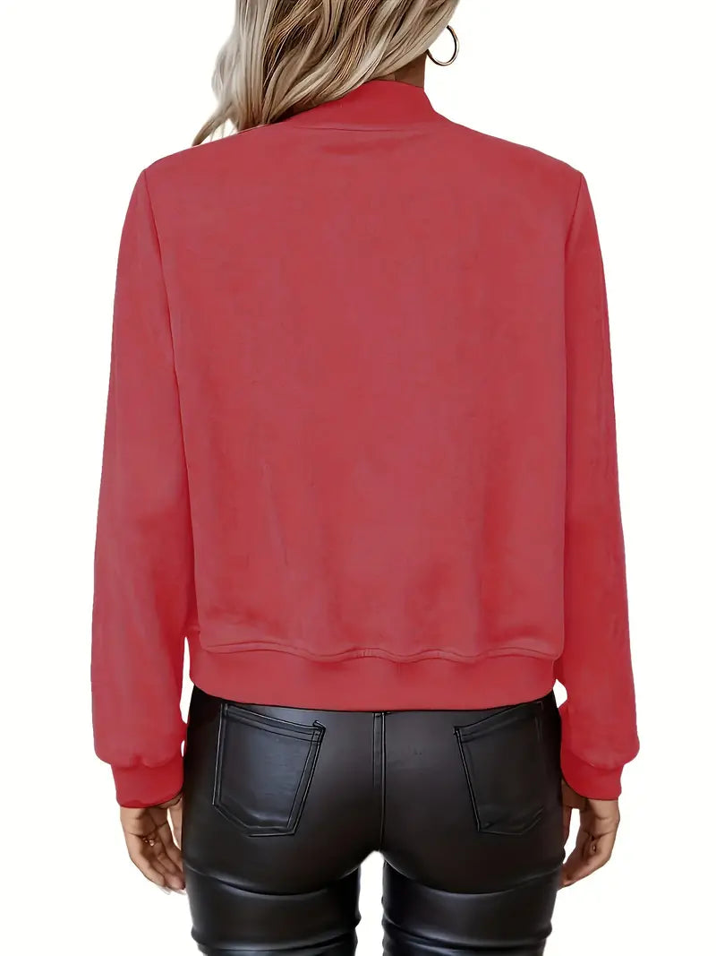 Belina - Solid Rits Voor Eenvoudig Jasje