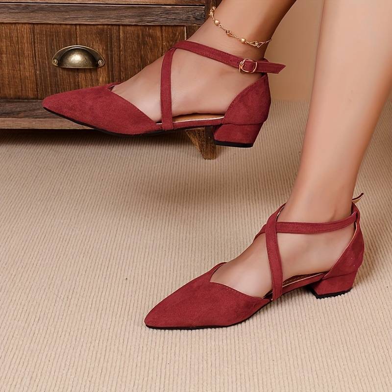 Letha - Modieuze platte schoenen in één kleur voor dames