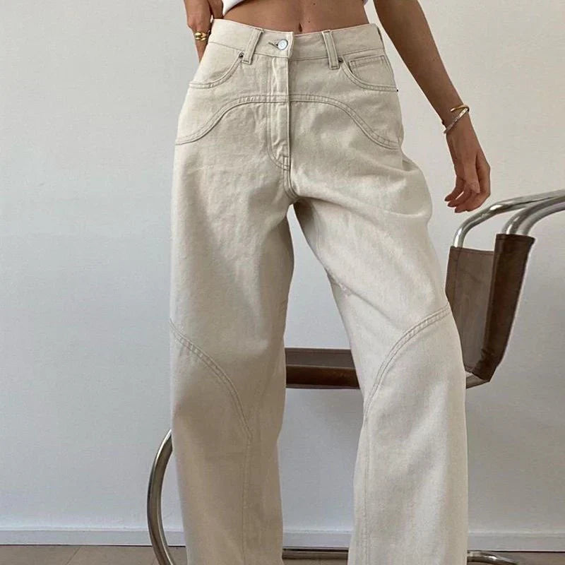 Veelzijdige rechte baggy jeans - Lucille