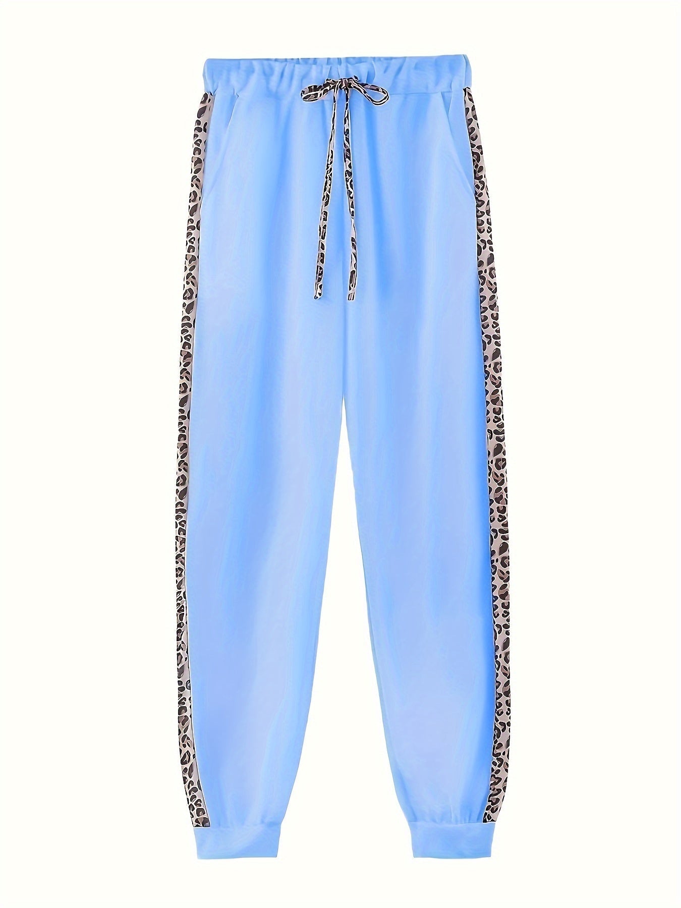 Casual tweedelige set met luipaardprint - Stella