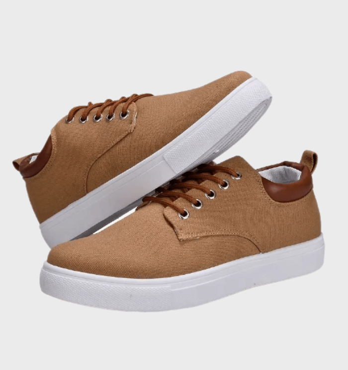 Jude -  Halfhoge sneakers met veters voor heren met dikke tussenzolen