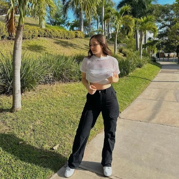 Cargobroek met rechte pasvorm