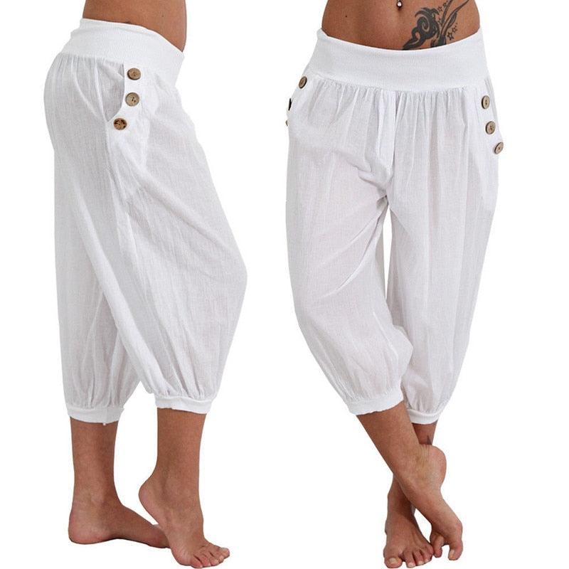 Viona | elegante broek met knopen