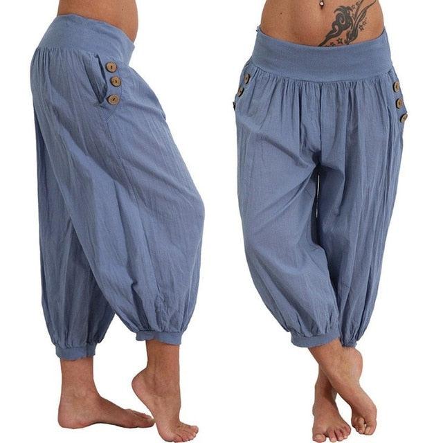 Viona | elegante broek met knopen