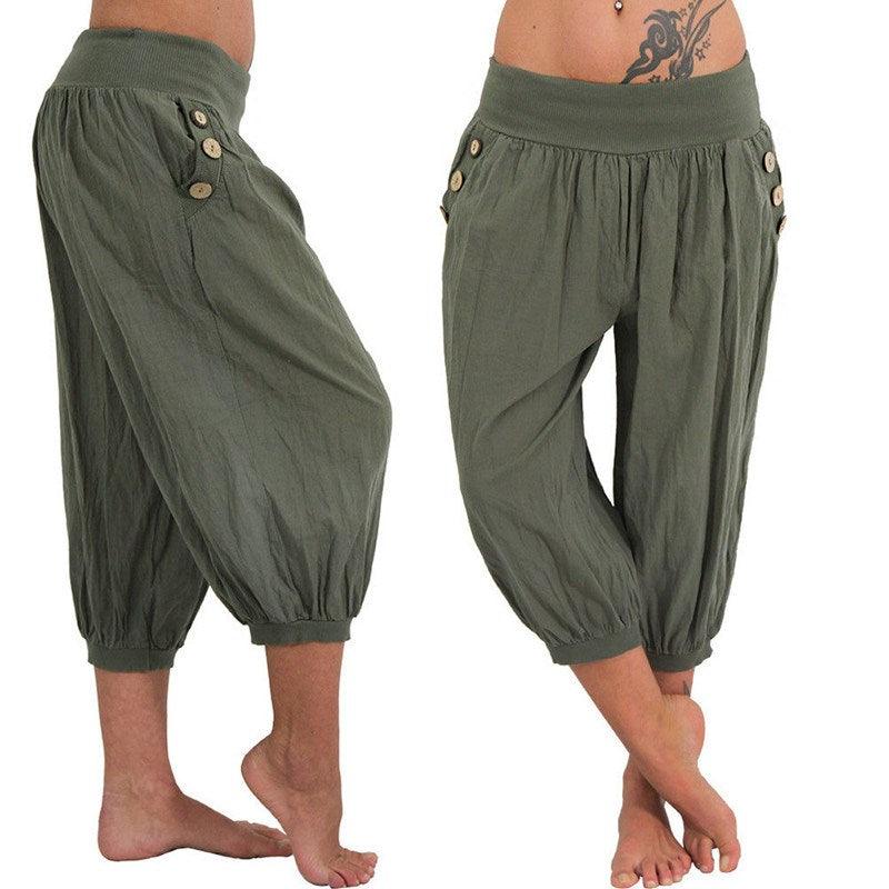 Viona | elegante broek met knopen