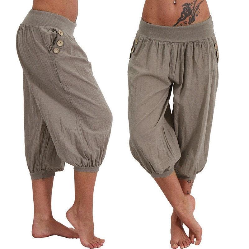 Viona | elegante broek met knopen