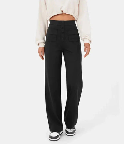 High-waisted broek voor dames | Elastich